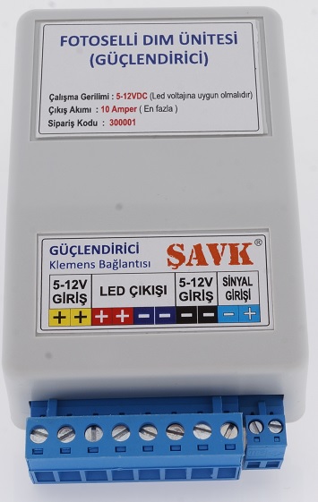 FOTOSELLİ DİM ÜNİTESİ GÜÇLENDİRİCİ 12V/5V 10A ŞAVK