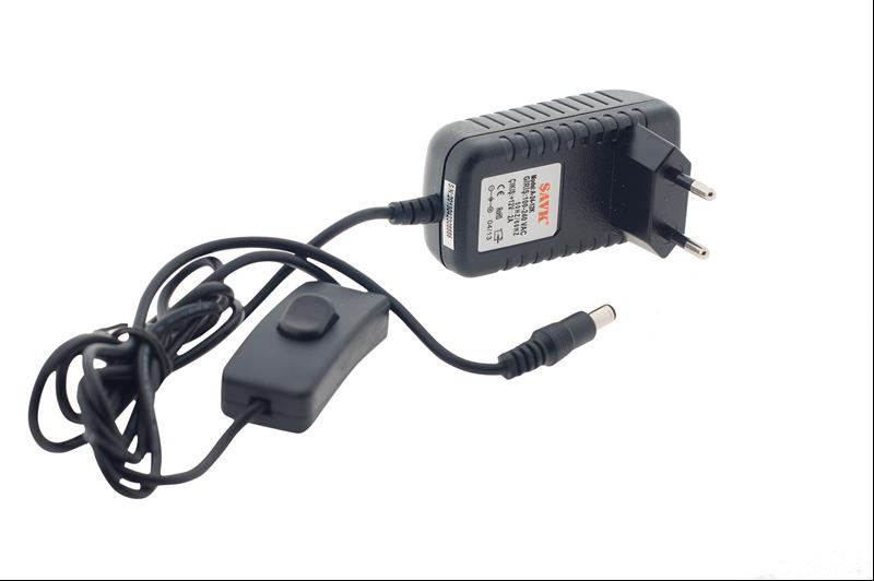 12W 12V 1A SABİT GERİLİM KAYNAĞI ADAPTÖR TİPİ ŞAVK