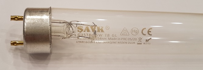 15W G13 T8 UV-C LAMBA ŞAVK