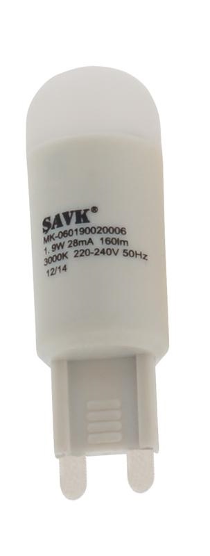 1.9W 220V G9 865 UZUN TİP KAPSÜL LED LAMBA ŞAVK